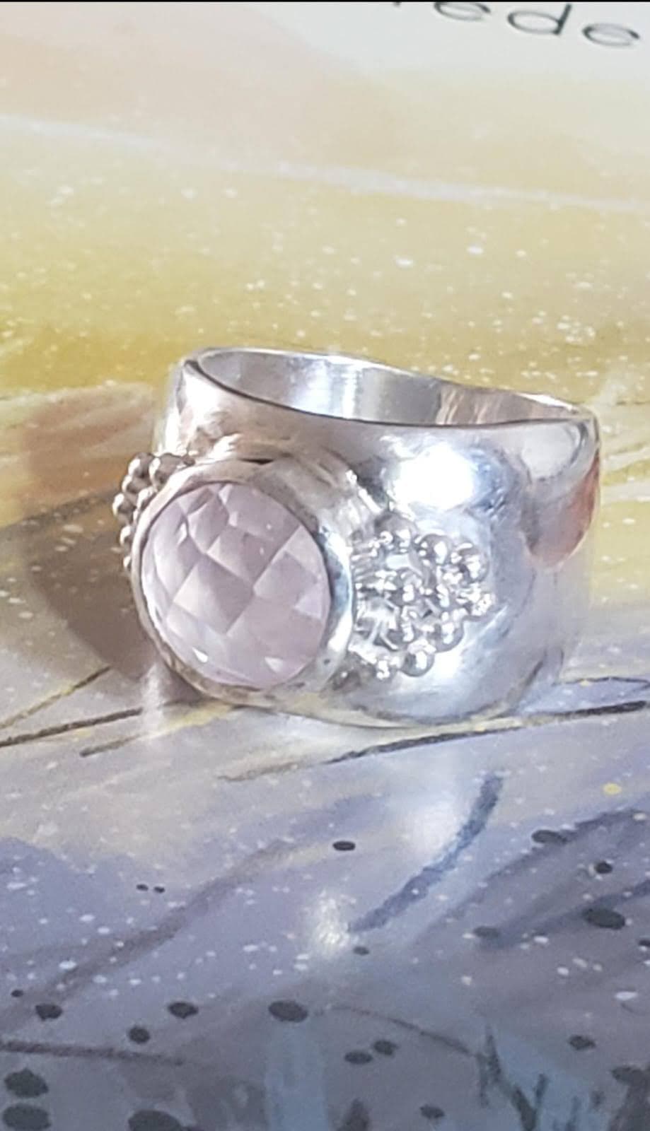 Anillo Cuarzo Rosa Austral