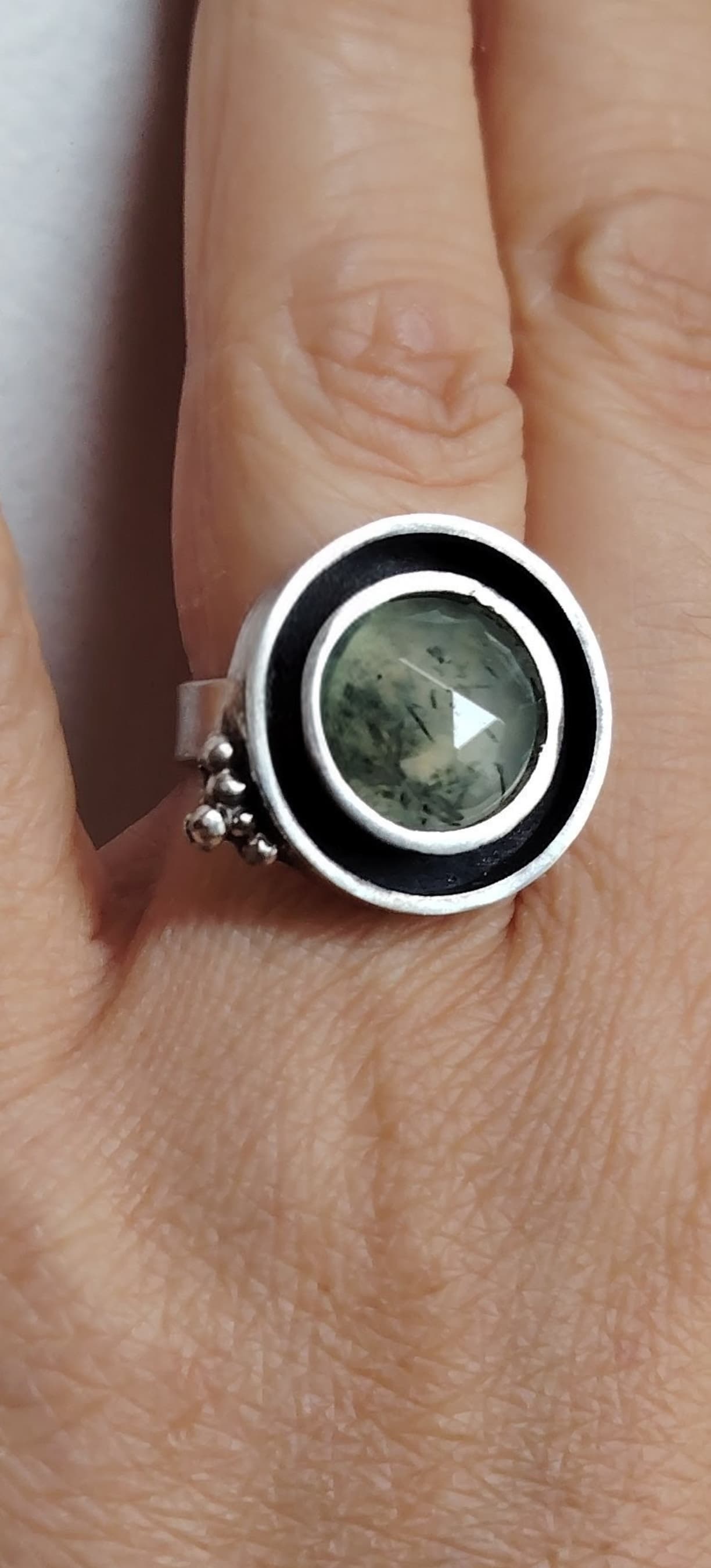 Anillo Órbita Prehnita